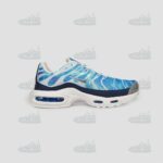 کفش کتانی مردانه آبی سفید NIKE TN - Image 2